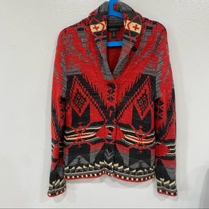 RALPH LAUREN shawl knit cardigan
